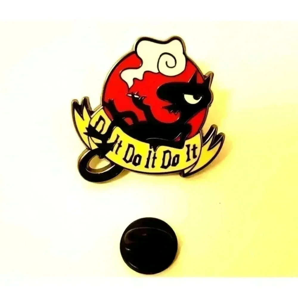 Luci demon do it do it do it Enamel Pin